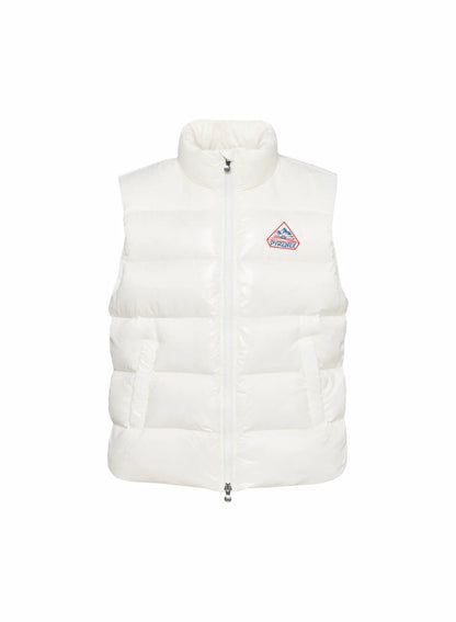 Pyrenex John white unisex sleeveless down jacket