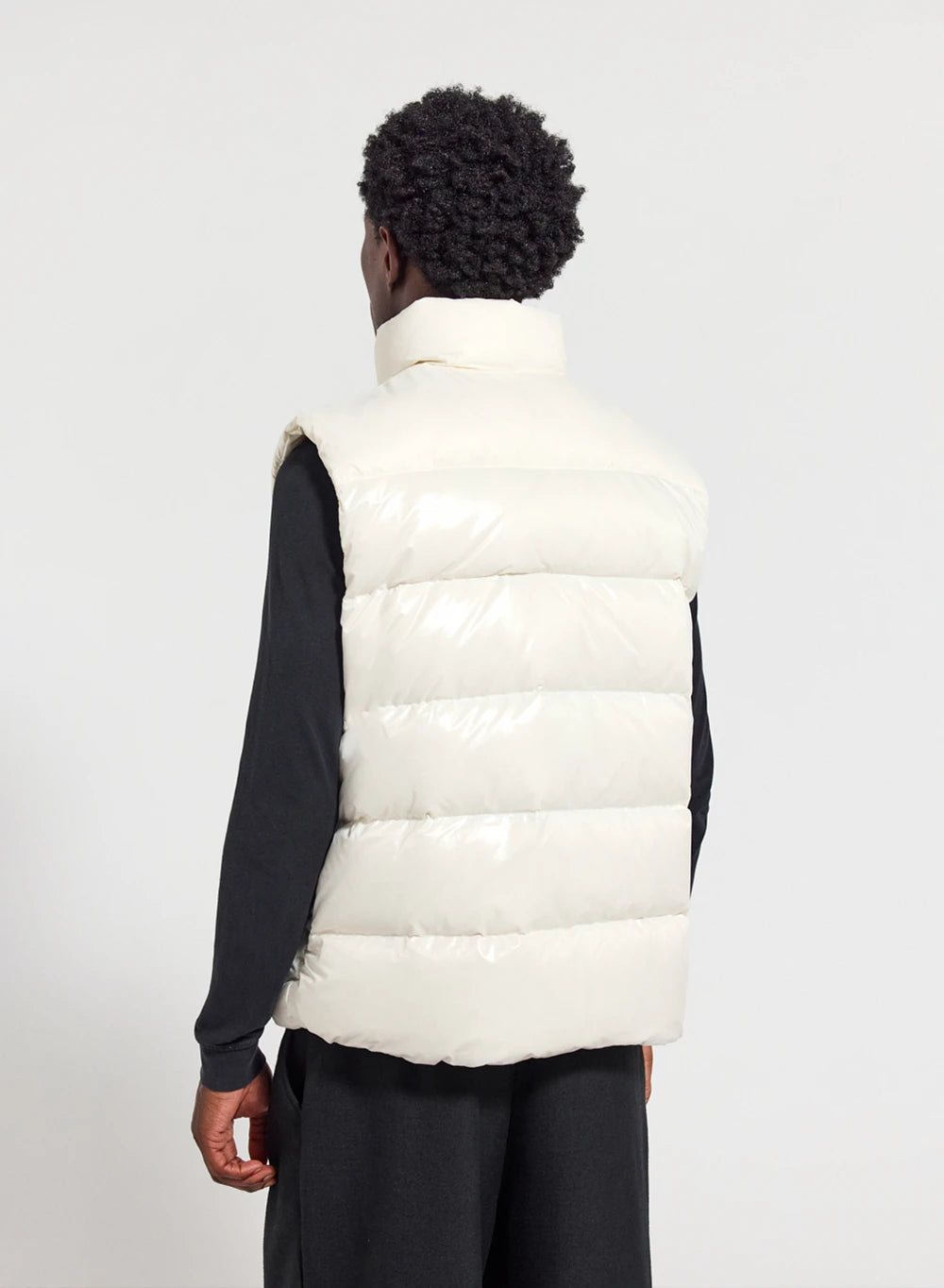 Pyrenex John white unisex sleeveless down jacket