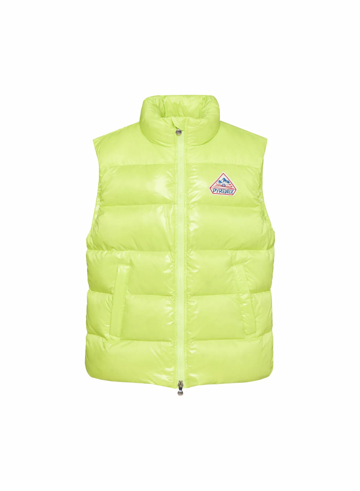 Pyrenex John unisex sleeveless down jacket lemon yellow