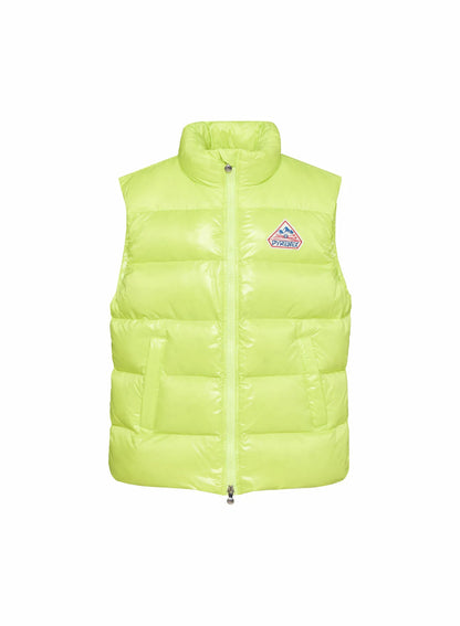 Pyrenex John unisex sleeveless down jacket lemon yellow