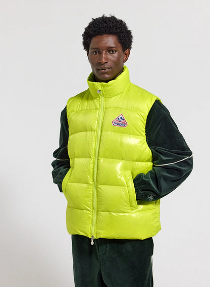 Pyrenex John unisex sleeveless down jacket lemon yellow