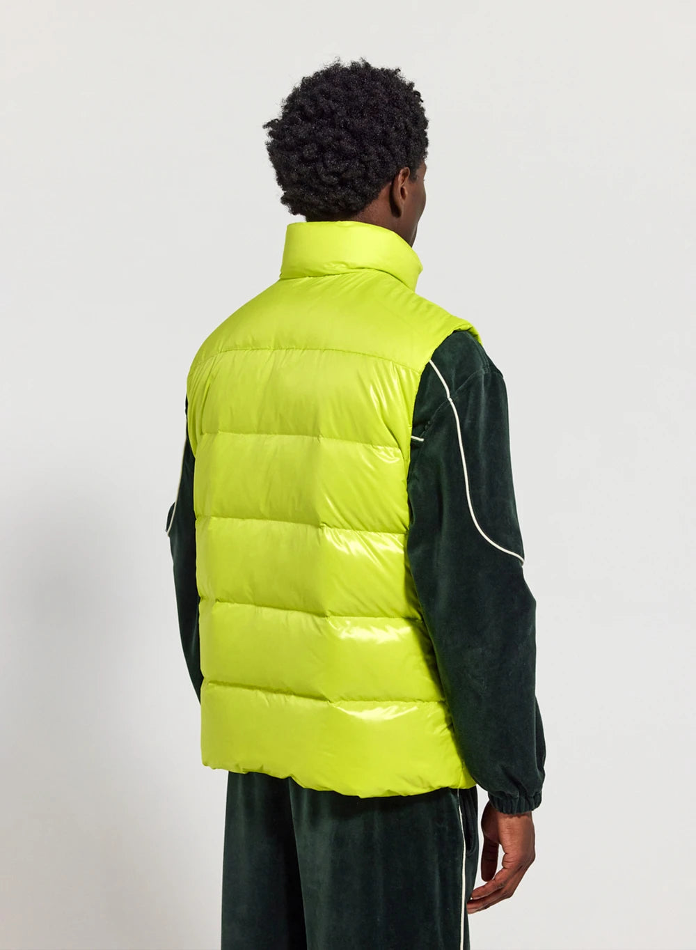 Pyrenex John unisex sleeveless down jacket lemon yellow