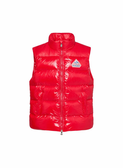 Unisex sleeveless down jacket Pyrenex John red