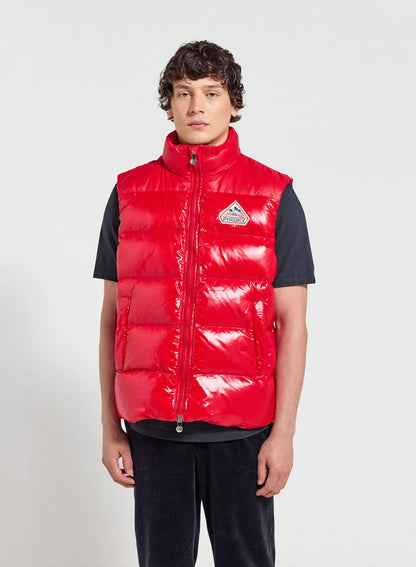 Unisex sleeveless down jacket Pyrenex John red