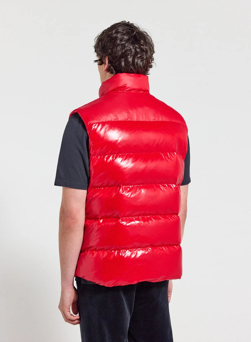 Unisex sleeveless down jacket Pyrenex John red