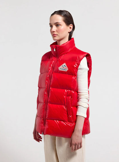 Unisex sleeveless down jacket Pyrenex John red