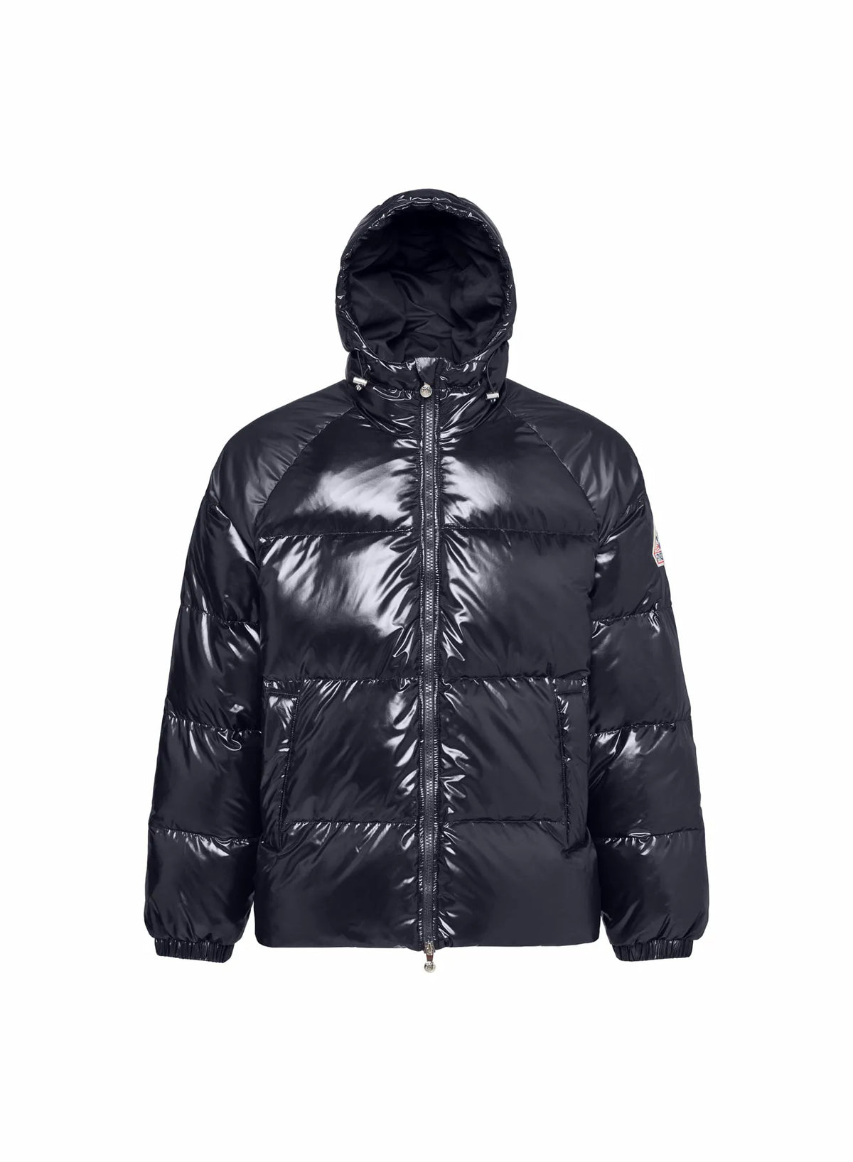 Unisex hooded down jacket Pyrenex Sten black
