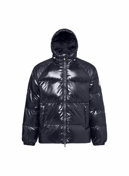 Unisex hooded down jacket Pyrenex Sten black