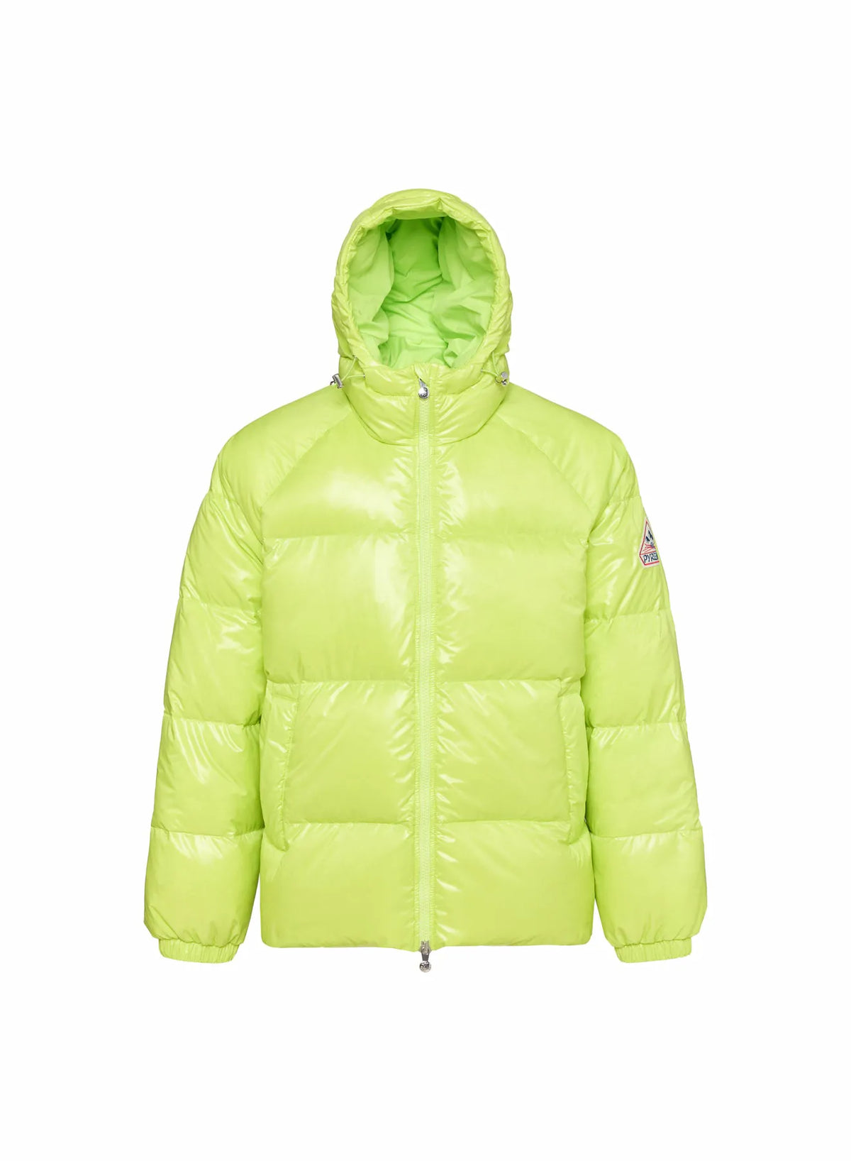 Pyrenex Sten yellow unisex hooded down jacket