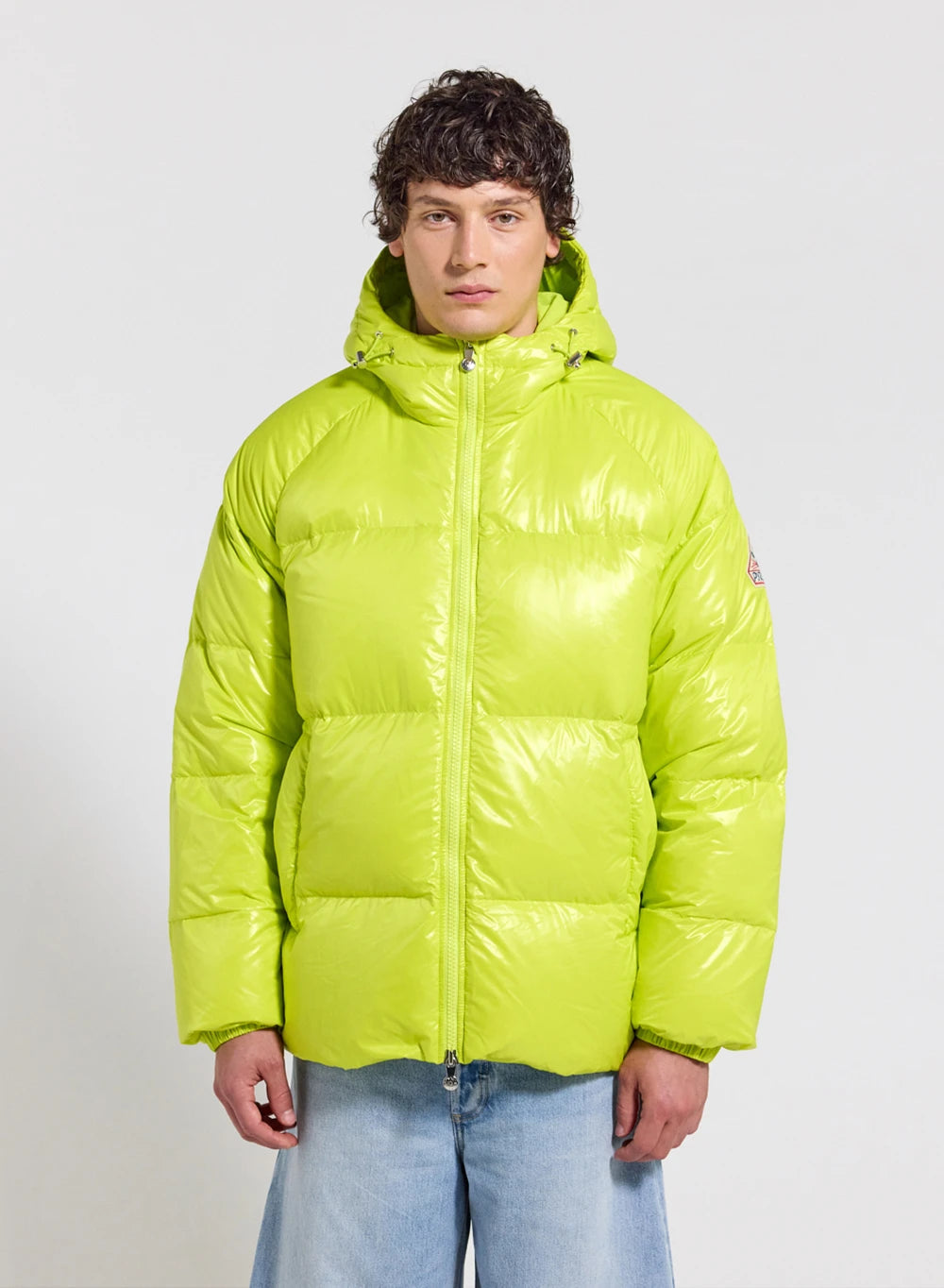 Pyrenex Sten yellow unisex hooded down jacket