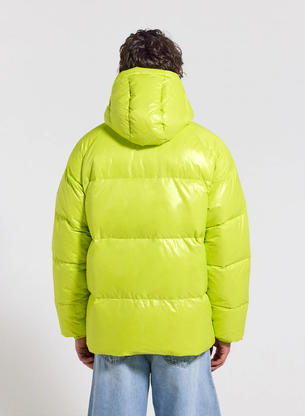 Pyrenex Sten yellow unisex hooded down jacket