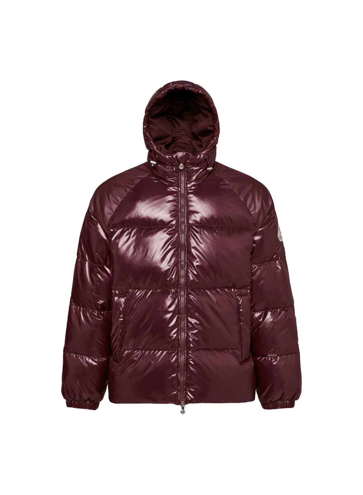 Pyrenex Sten bordeaux unisex hooded down jacket
