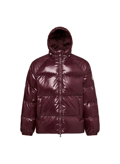 Pyrenex Sten bordeaux unisex hooded down jacket