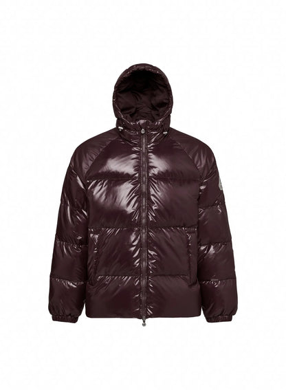 Pyrenex Sten unisex hooded jacket dark brown