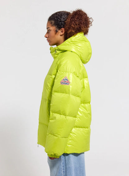 Pyrenex Sten yellow unisex hooded down jacket