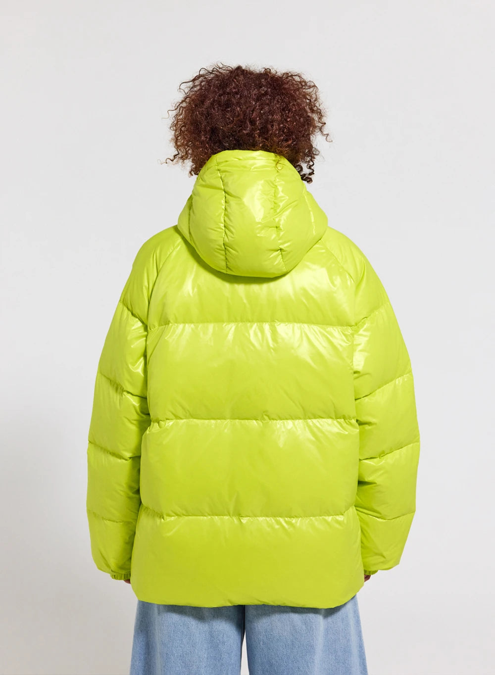 Pyrenex Sten yellow unisex hooded down jacket