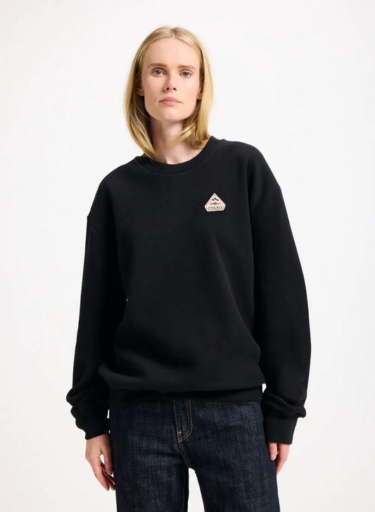 Pyrenex Escou black organic cotton sweatshirt