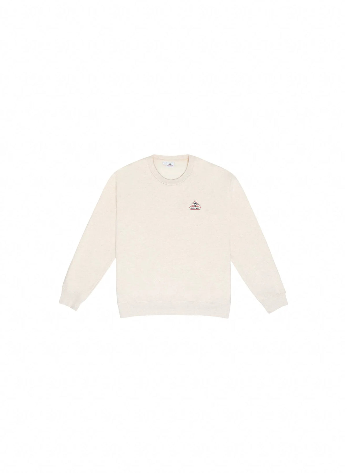 Organic cotton sweatshirt Pyrenex Escou cream