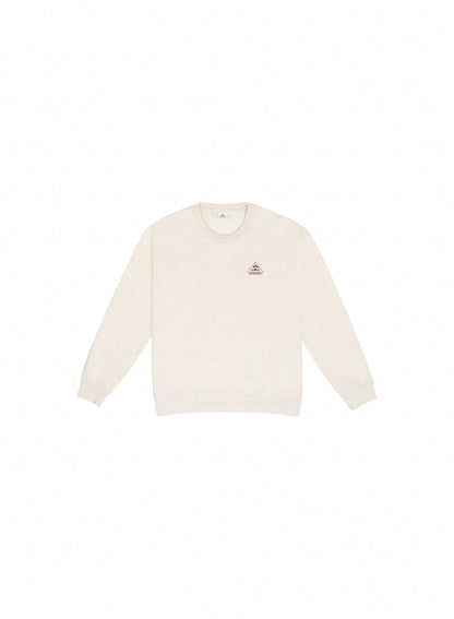 Organic cotton sweatshirt Pyrenex Escou cream