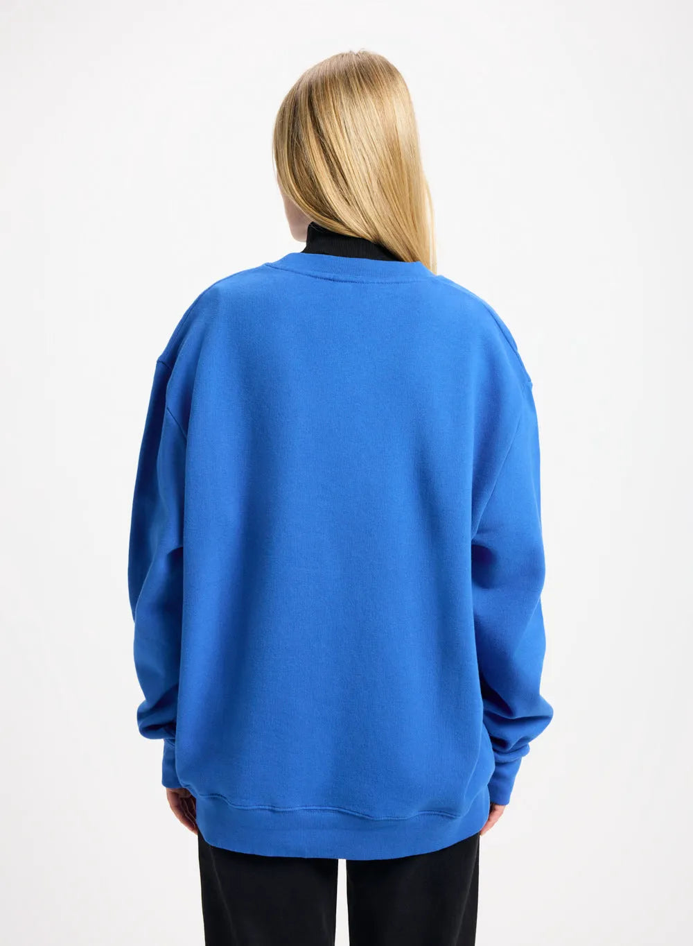 Organic cotton sweatshirt Pyrenex Escou electric blue