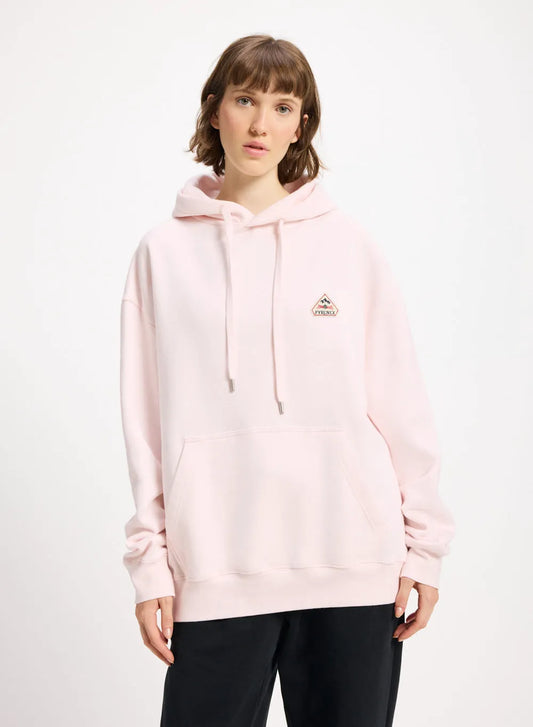 Pyrenex Larcis unisex organic cotton hoodie in powder pink