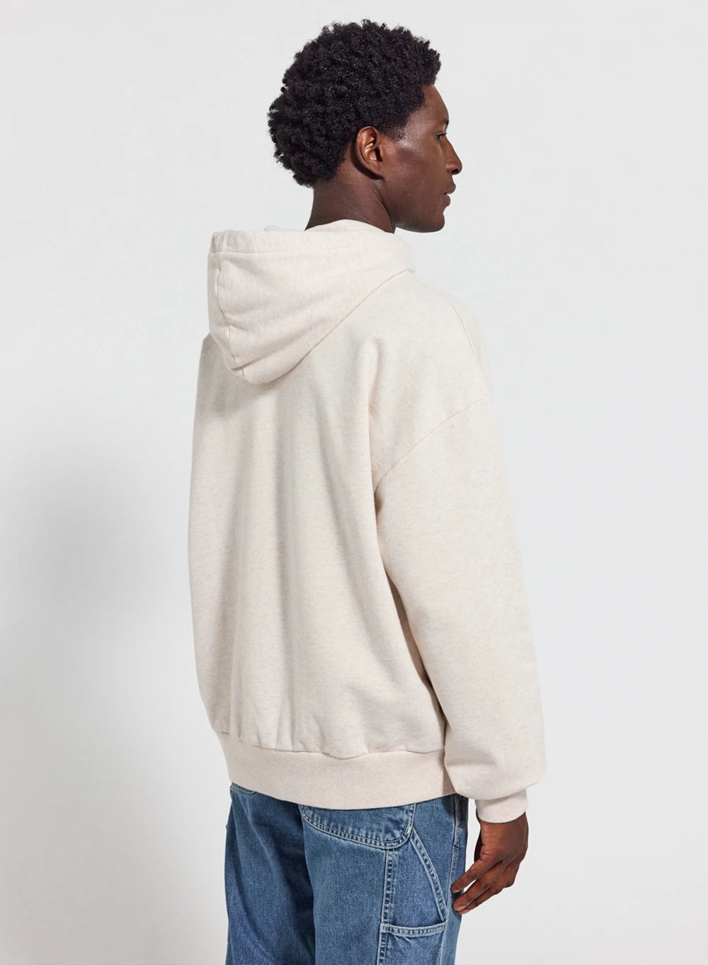 Pyrenex Journey cream unisex organic cotton hoodie