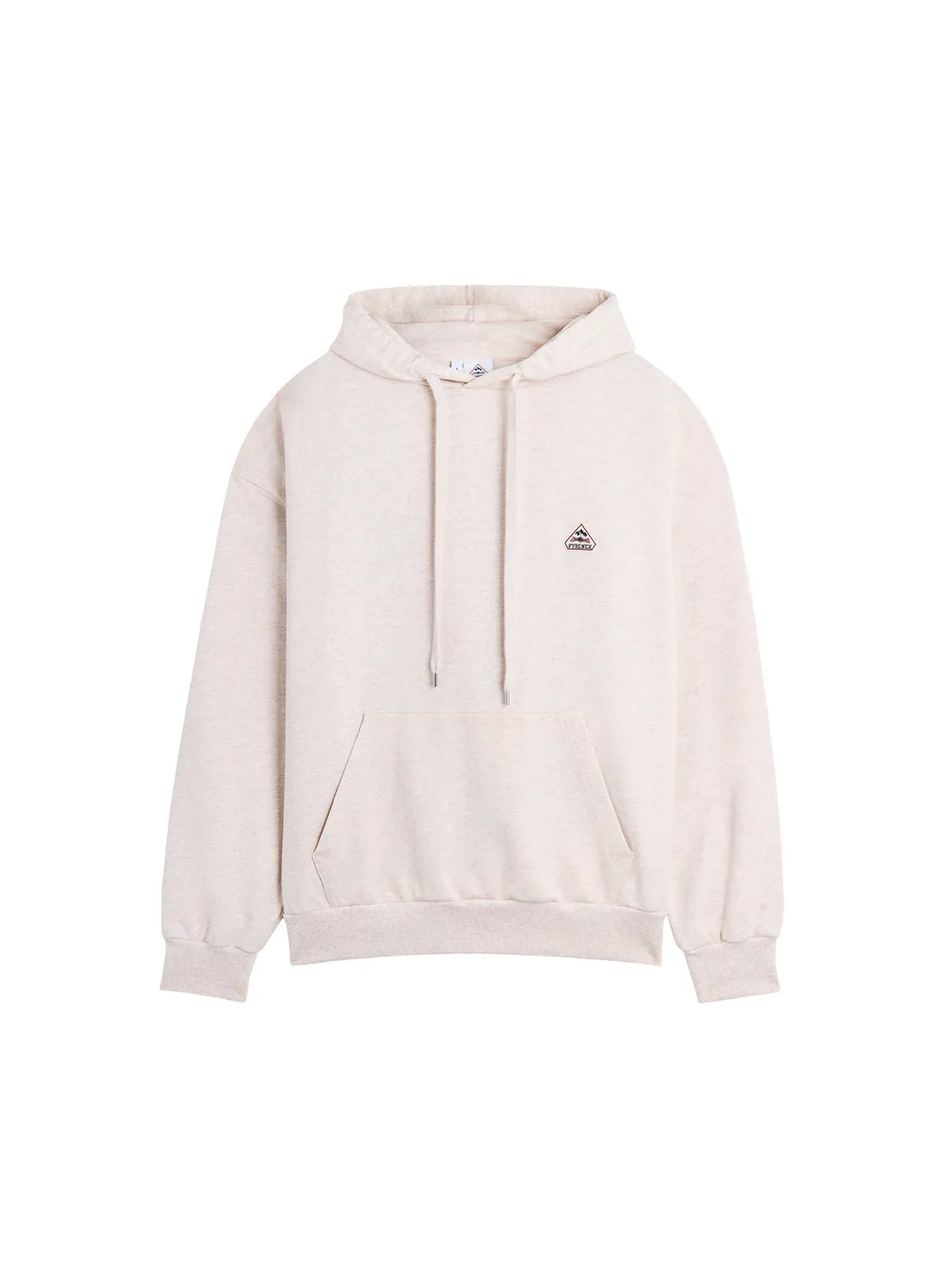 Pyrenex Journey cream unisex organic cotton hoodie