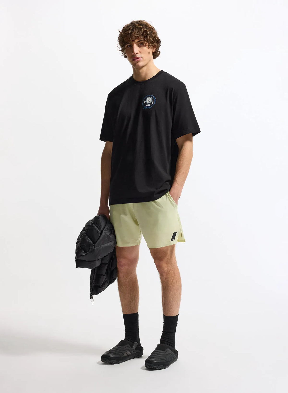 Unisex organic cotton t-shirt Pyrenex Mfg Tee black