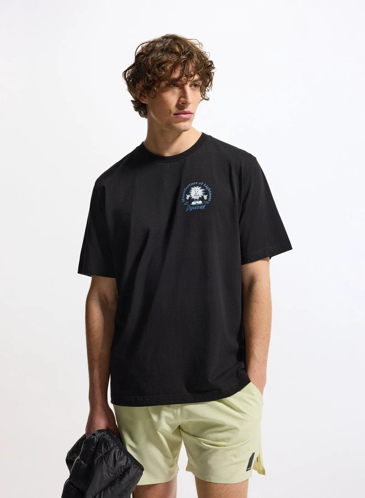 Unisex organic cotton t-shirt Pyrenex Mfg Tee black