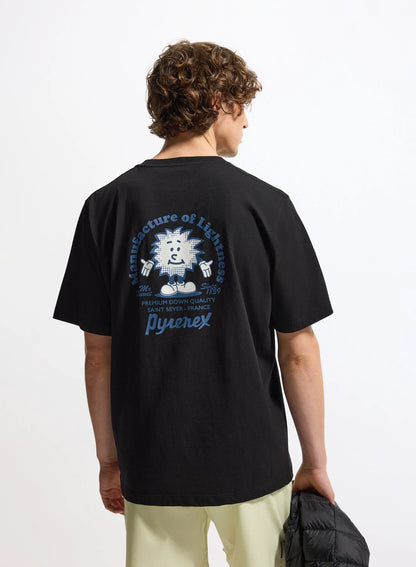 Unisex organic cotton t-shirt Pyrenex Mfg Tee black