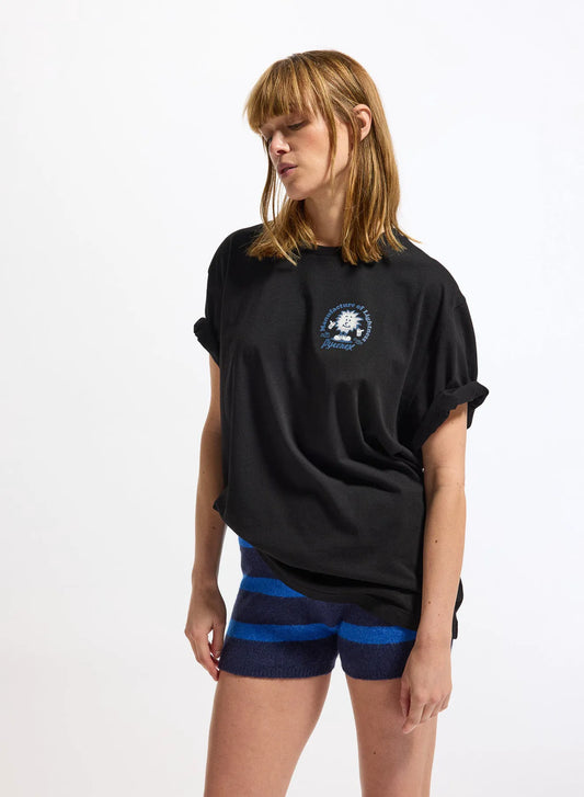 Unisex organic cotton t-shirt Pyrenex Mfg Tee black
