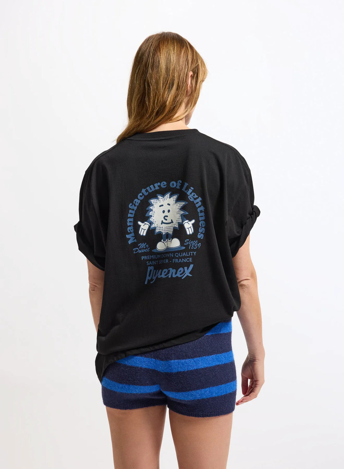 Unisex organic cotton t-shirt Pyrenex Mfg Tee black
