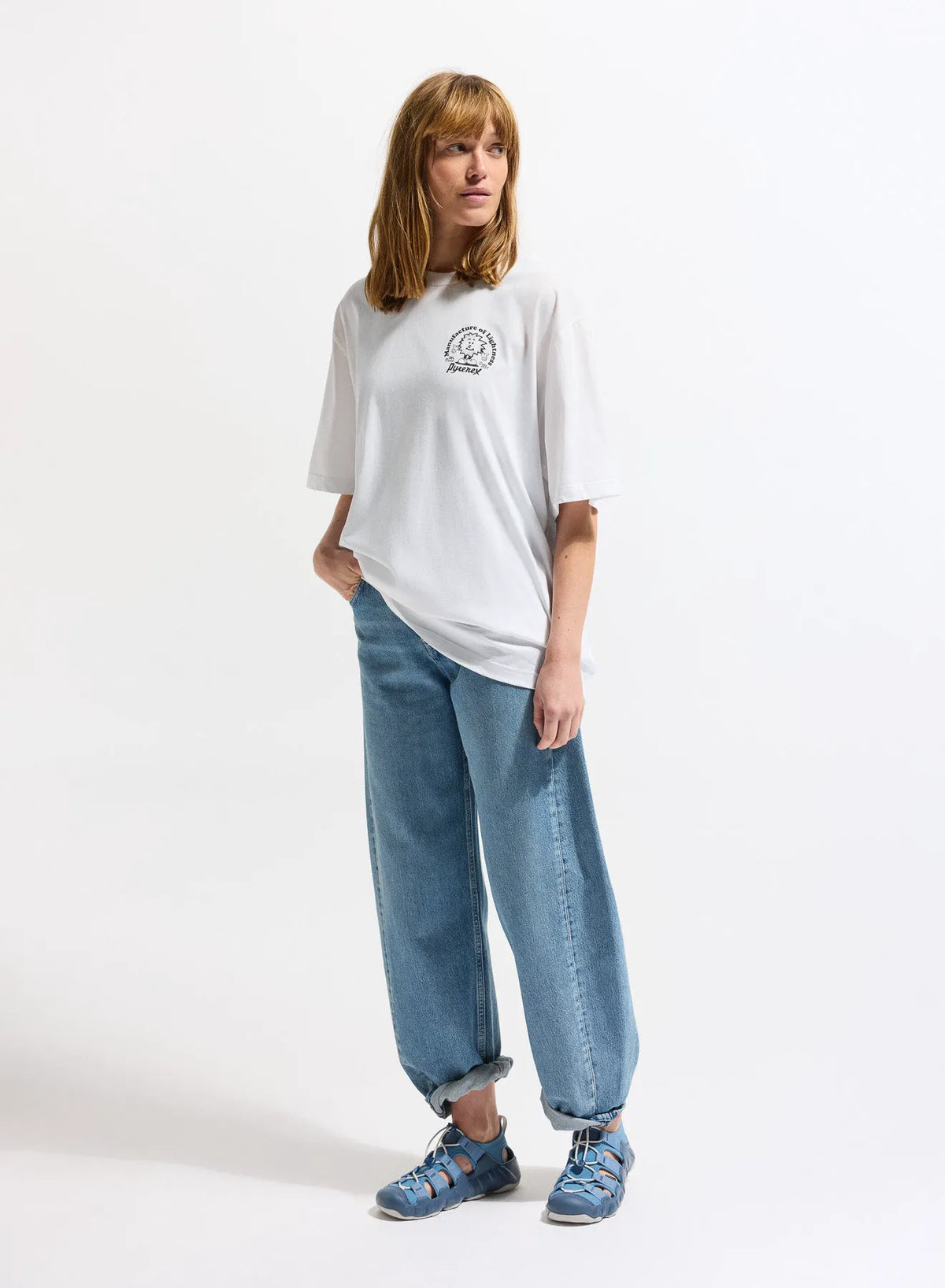 Pyrenex Mfg Tee white unisex organic cotton T-shirt