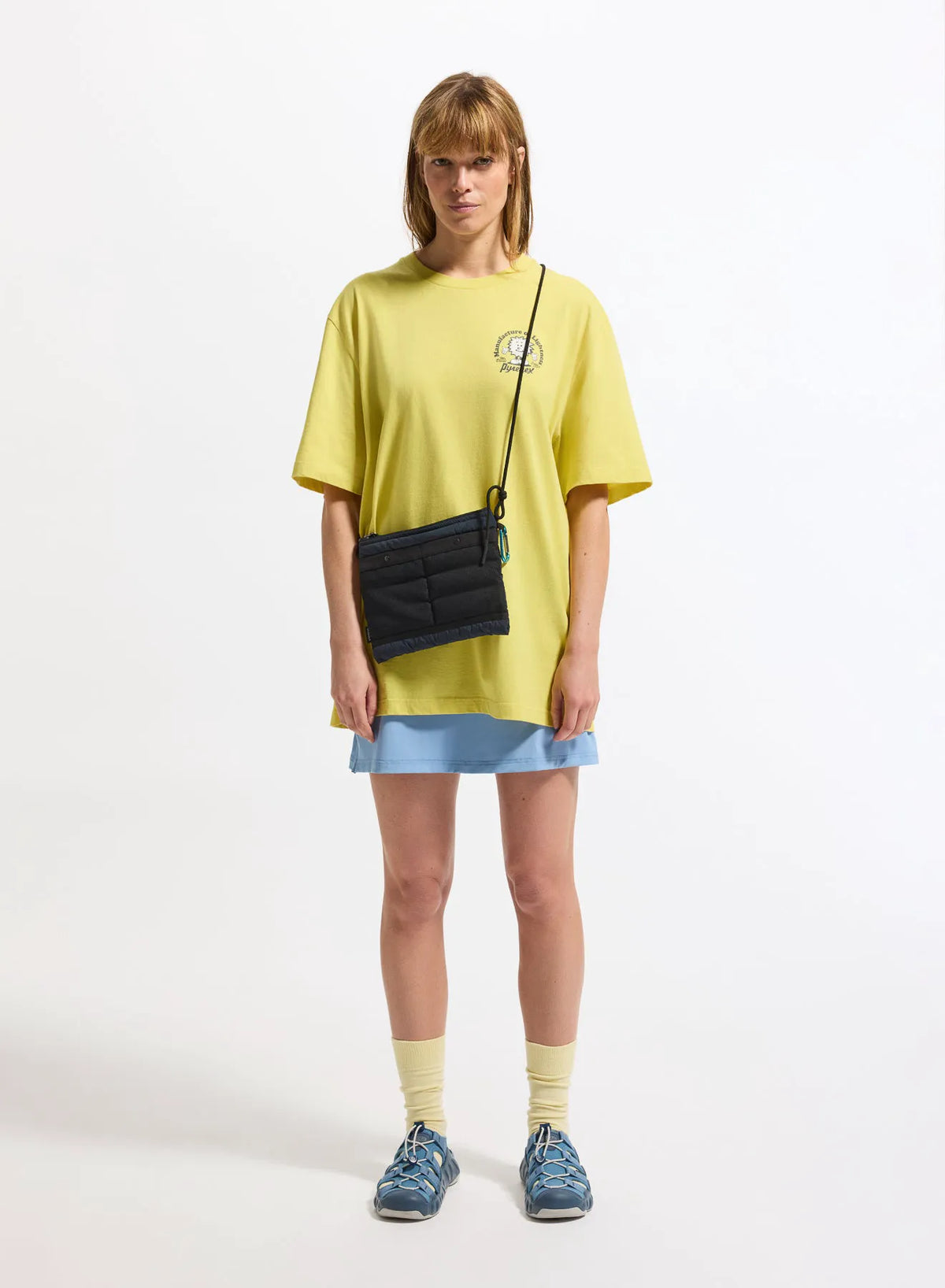 Pyrenex Mfg Tee unisex organic cotton T-shirt in yellow