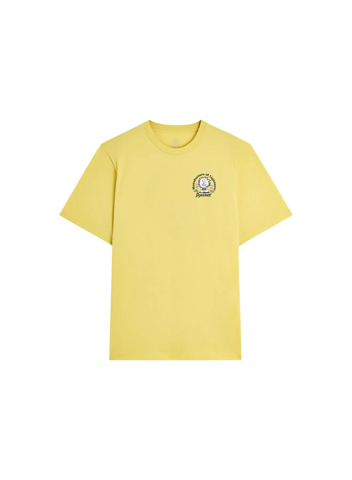 Pyrenex Mfg Tee unisex organic cotton T-shirt in yellow