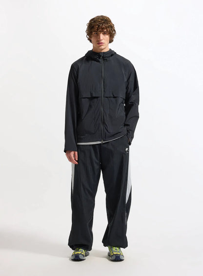 Pyrenex Soulere unisex hooded windbreaker black
