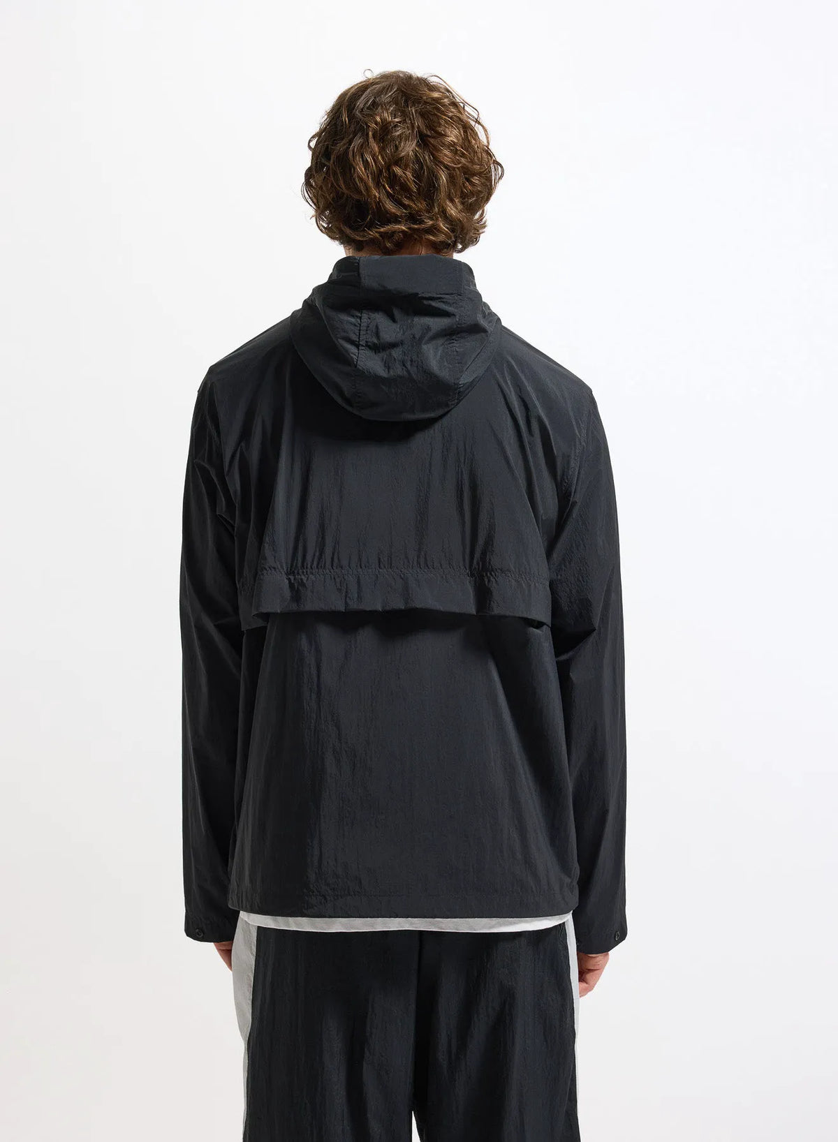 Pyrenex Soulere unisex hooded windbreaker black
