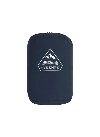 Unisex hooded windbreaker Pyrenex Soulere navy blue