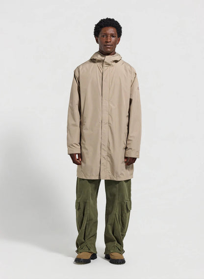 Long waterproof unisex parka Pyrenex Eissaure light beige
