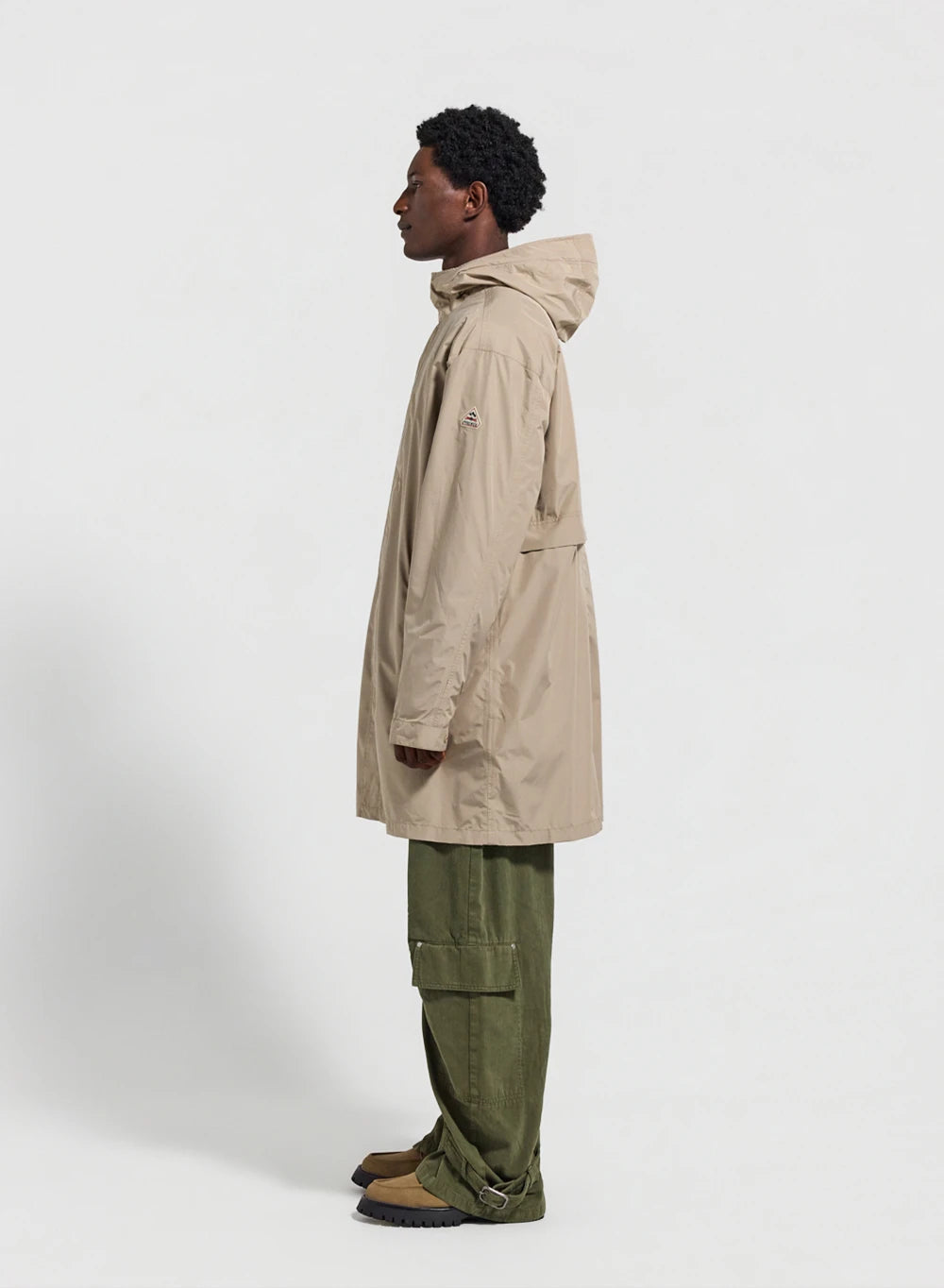 Long waterproof unisex parka Pyrenex Eissaure light beige
