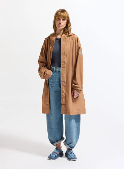 Long waterproof unisex parka Pyrenex Eissaure brown