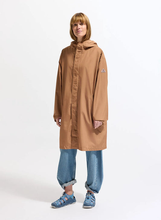 Long waterproof unisex parka Pyrenex Eissaure brown