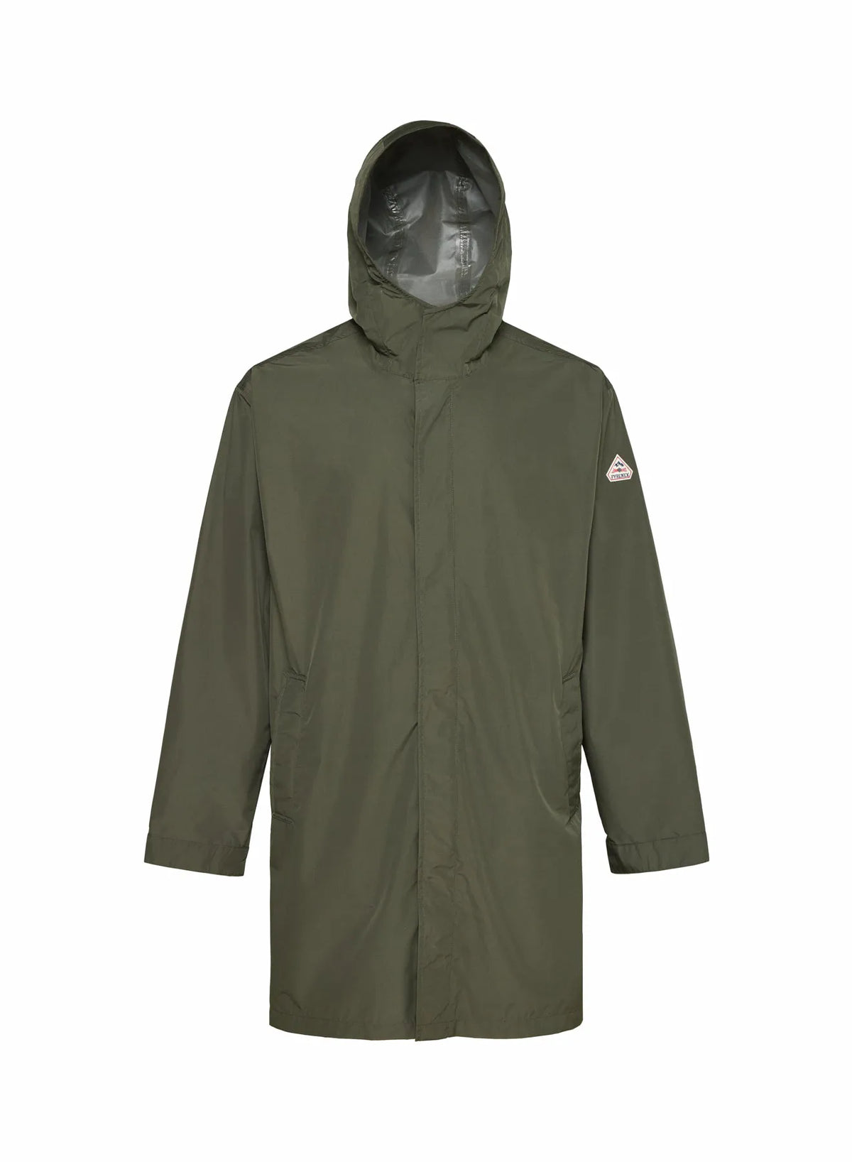 Pyrenex Eissaure long waterproof unisex parka dark khaki