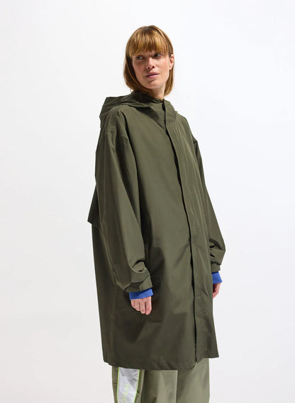 Pyrenex Eissaure long waterproof unisex parka dark khaki