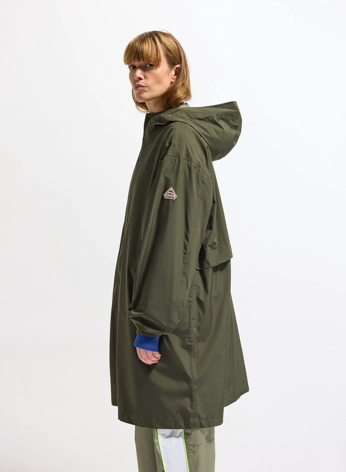 Pyrenex Eissaure long waterproof unisex parka dark khaki