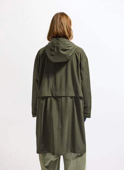 Pyrenex Eissaure long waterproof unisex parka dark khaki