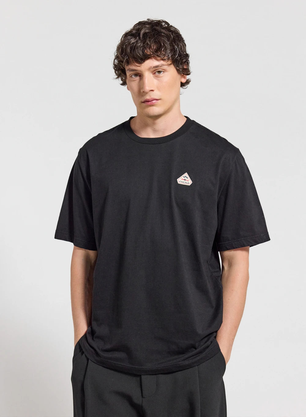 Pyrenex Classic unisex organic cotton t-shirt in black