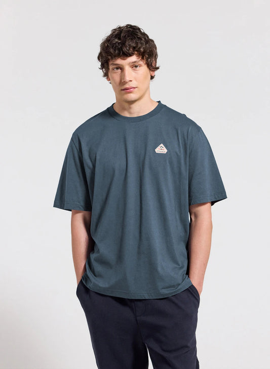 Unisex organic cotton t-shirt Pyrenex Classic azure blue