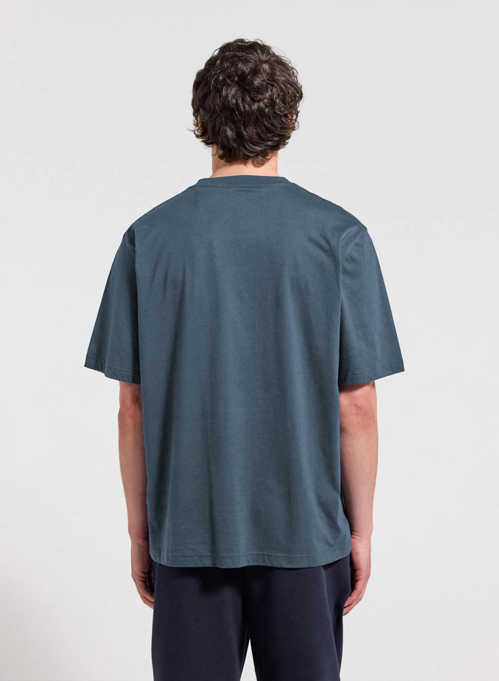 Unisex organic cotton t-shirt Pyrenex Classic azure blue