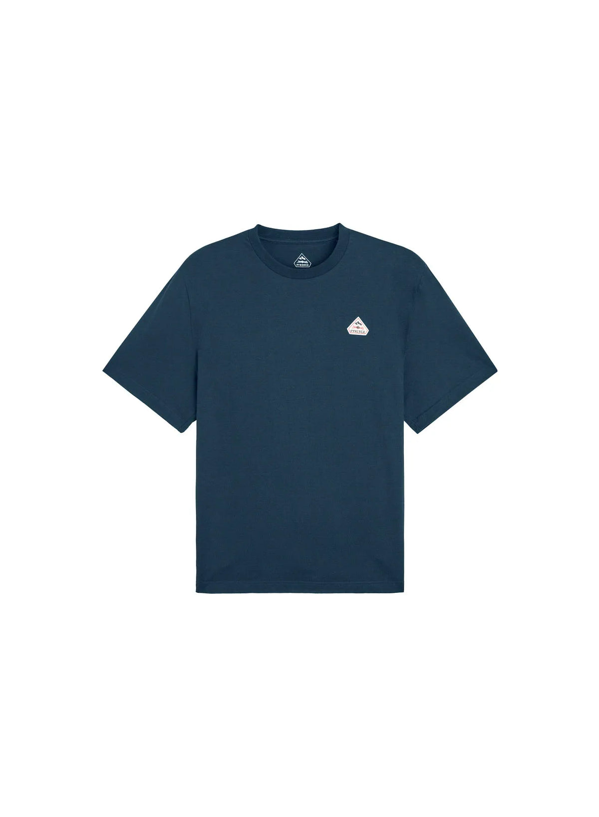 Unisex organic cotton t-shirt Pyrenex Classic azure blue